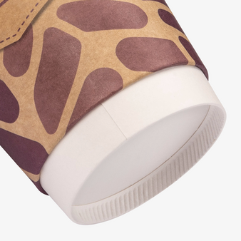 Kraftpapier-Becher doppelwandig 300 ml, 4/0-farbig