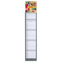 Küchenkalender mit individuell bedrucktem Kopfteil