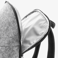 Kühlrucksack aus RPET-Filz, 11,5 l, ohne Werbeanbringung