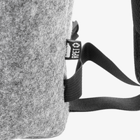 Kühlrucksack aus RPET-Filz, 11,5 l, ohne Werbeanbringung