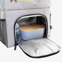 Kühlrucksack mit zwei Reißverschlussfächern, 24 l
