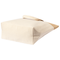 Kühlshopper aus Baumwolle und laminierter Jute, ohne Werbeanbringung