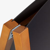 Kundenstopper, aufgestellt, details