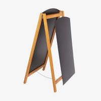 Kundenstopper, aufgestellt