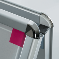 Kundenstopper STANDARD 50 x 70 cm, 32mm, Rundecken, Detail