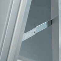 Kundenstopper STANDARD DIN A1, 32mm, Rundecken, Seitenansicht, Detail