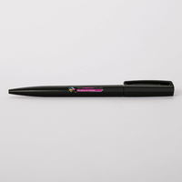 Drehkugelschreiber, Farbig bedruckt, liegend, Schwarz