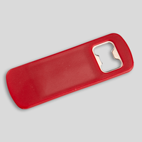 Flaschenöffner, rot, liegend