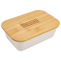 Kunststoff-Lunchbox Draufsicht Gravur