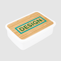 Kunststoff-Lunchbox Draufsicht