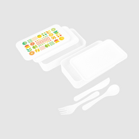 Kunststoff-Lunchbox Bestandteile