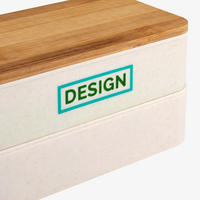 Kunststoff-Lunchbox Detail Tampondruck