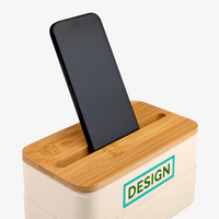 Kunststoff-Lunchbox Handyhalterung