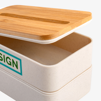 Kunststoff-Lunchbox Detail Deckel