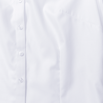 Kurzarmbluse, Herringbone Tailored Fit - Russell, Muster
