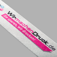 Kurze Schlüsselanhänger aus Recyclingmaterial, Eco Band Druckansicht 