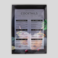 Getraenkekarte, farbig bedruckt, Motiv