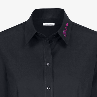 Langarmbluse, Fil-a-Fil Classic Fit - Seidensticker