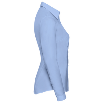 Langarmbluse, Herringbone Tailored Fit - Russell, Muster