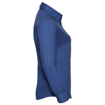 Langarmbluse, Oxford Tailored Fit - Russell, Muster