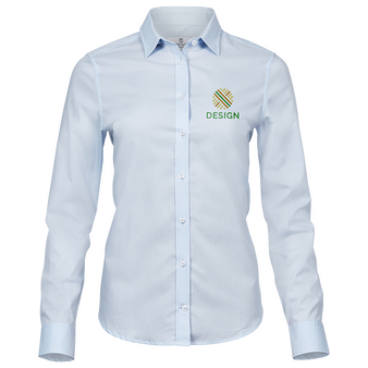 Langarmbluse, Tailored Fit - TEE JAYS, Vorderseite