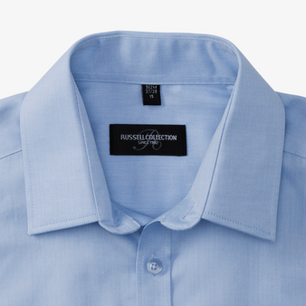 Langarmhemd, Herringbone Tailored Fit - Russell