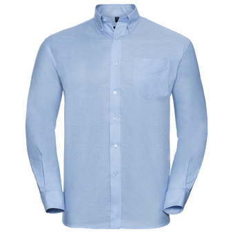 Langarmhemd, Oxford Classic Fit - Russell, Muster