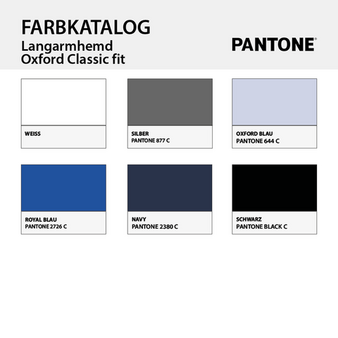 Langarmhemd, Oxford Classic Fit - Russell