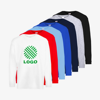 Langarmshirt, farbig bedrukckt, Vorderseite