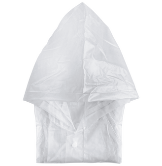 Langlebiger Kinder-Regenponcho aus TPU, gefaltet