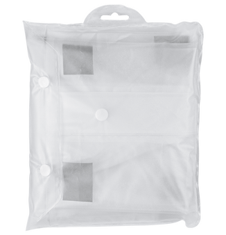 Langlebiger Kinder-Regenponcho aus TPU, verpackt in Hülle