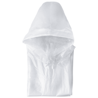 Langlebiger Regenponcho aus TPU, gefaltet
