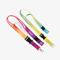 Lanyards mit Schnapp- und Sicherheitsverschluss mit einem Haken oder Ring