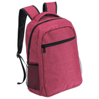 Laptop-Rucksack aus Polyester mit seitlichen Netztaschen, ohne Werbeanbringung