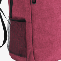 Laptop-Rucksack aus Polyester mit seitlichen Netztaschen, Detail Netztasche