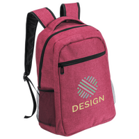 Laptop-Rucksack aus Polyester mit seitlichen Netztaschen