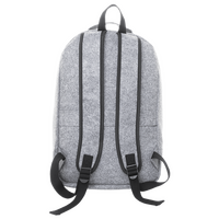 Laptop-Rucksack aus recyceltem Filz, Detail RPET Logo