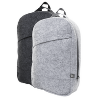 Laptop-Rucksack aus recyceltem Filz, ohne Werbeanbringung