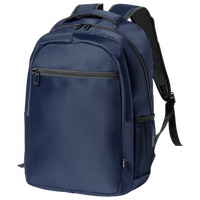 Laptop-Rucksack aus recyceltem Nylon, Farbe Blau