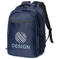 Laptop-Rucksack aus recyceltem Nylon, Farbe Blau