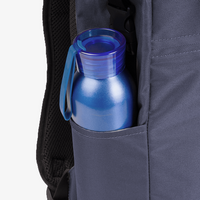 Laptop-Rucksack aus RPET mit seitlichem Schnallenverschluss, Seitentasche