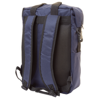 Laptop-Rucksack aus RPET mit seitlichem Schnallenverschluss, Rückseite