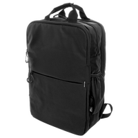 Laptop-Rucksack aus wasserdichtem RPET, Farbe Schwarz