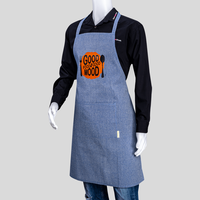 Latzschuerze, bedruckt, Motiv