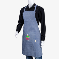 Schuerze, farbig bedruckt, Motiv