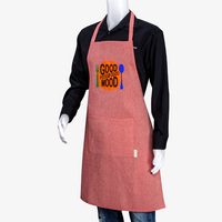 Schuerze, farbig bedruckt, Motiv