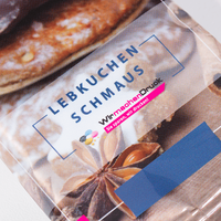Lebkuchen, farbig bedruckt, Lebkuchen Motiv