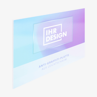 Leichtschaumplatte, farbig bedruckt, Seitenansicht