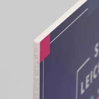 Platte, farbig bedruckt, rechteck