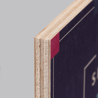 Platte, farbig bedruckt, rechteckig